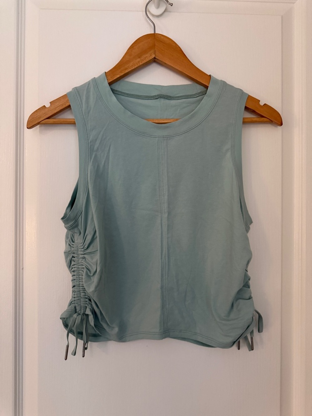Lululemon Cinch It Up Tank Top in Hazy Jade no size tag, but fits a 6/8 - Picture 5 of 8